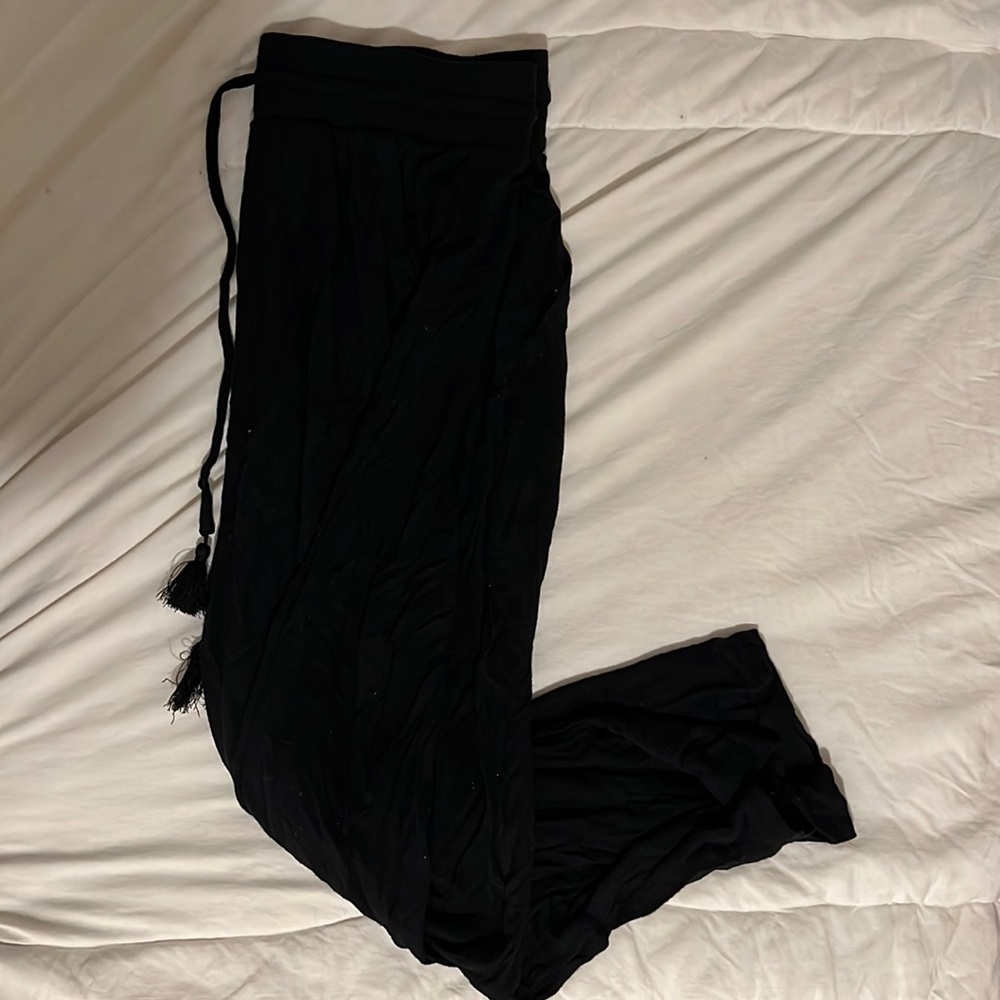 Stars Above Black Loungepants Pajamas